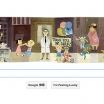 本日(2014年10月28日) Googleロゴ アメリカの医学者『ジョナス ソーク 生誕 100 周年』仕様に！